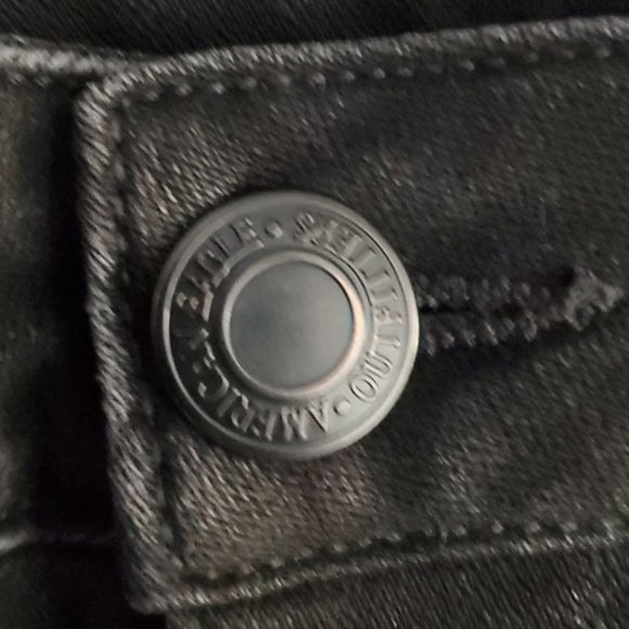 American Eagle Outfitters Charcoal Y2K Hi-Rise Denim X Stretch Jegging - Picture 10 of 16